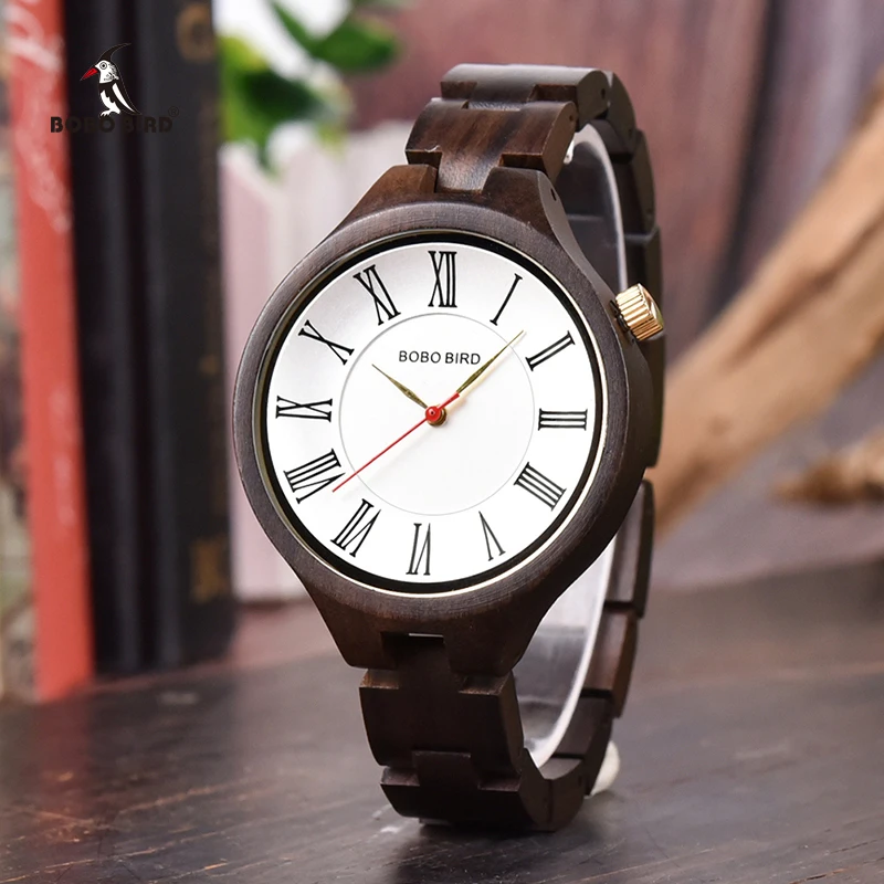 BOBO BIRD новые роскошные женские деревянные часы Специальный дизайн ручной работы деревянные наручные часы для женщин relogio feminino C-Q11