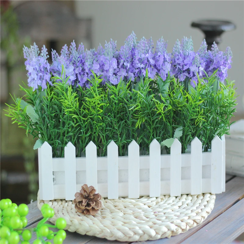 Fence+Flower/Plastic flowers Party decorations Rose Furniture