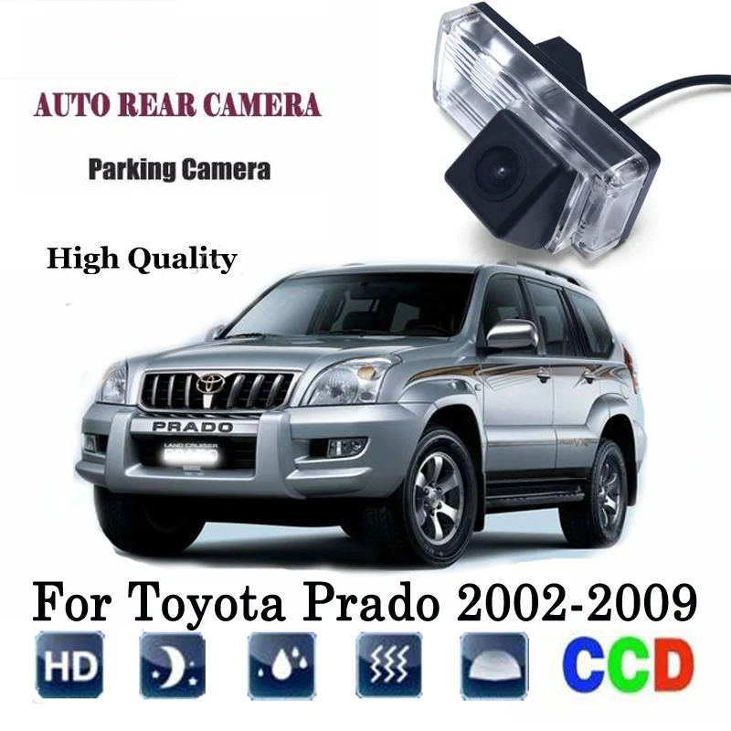 Камера заднего вида для Toyota Prado 2002 ~ 2009 / CCD камера ночного видения/камера номерного