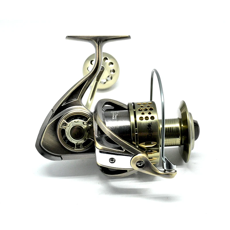 

Topline Max Drag 30kg Saltwater Jigging Reel Anti Corrosion 13BB Speed Ratio 5.5:1/4.7:1 Fishing Reel