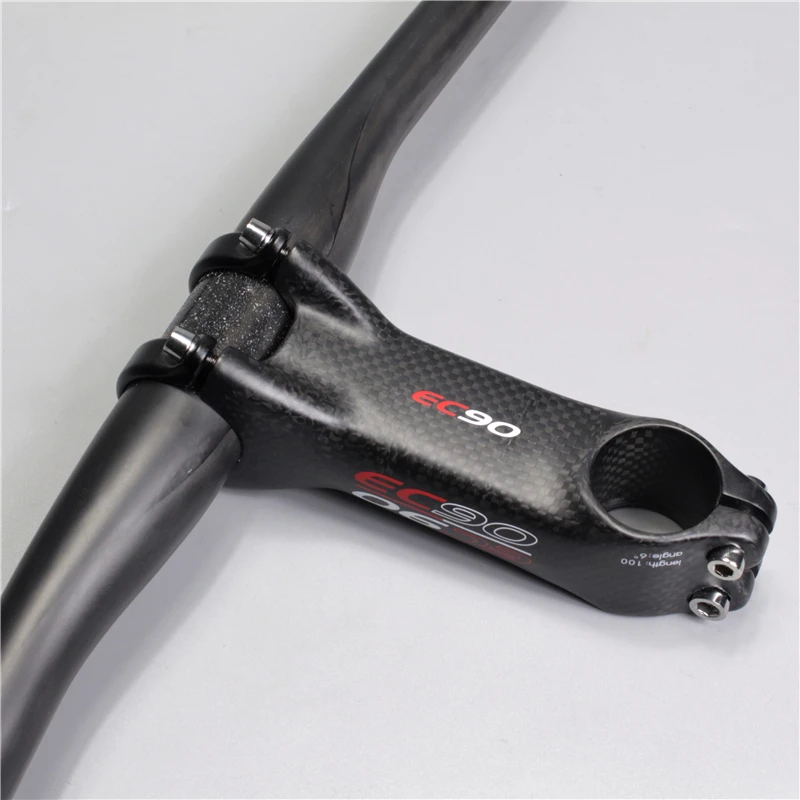 EC90 MTB Handlebar Stem Carbon Fiber Road Bike Riser Rod Stem Mountain Bicycle Stems Fit for 31.8mm Fork  (6)