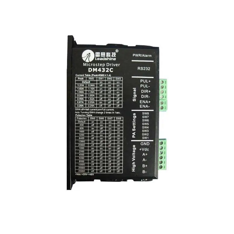 

Original Leadshine 2-phase microstepping Drive DM432C work parameter 40VDC 0.1A to 3.2A for Associated products 42 57 motor