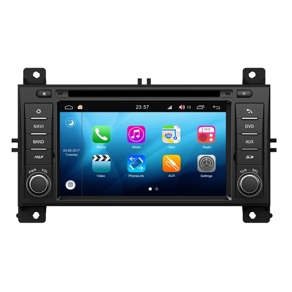 Cheap RoverOne Car Multimedia Player For Jeep Grand Cherokee Android 8.0 Autoradio Bluetooth GPS Sat Navi DVD Radio Stereo S200 1