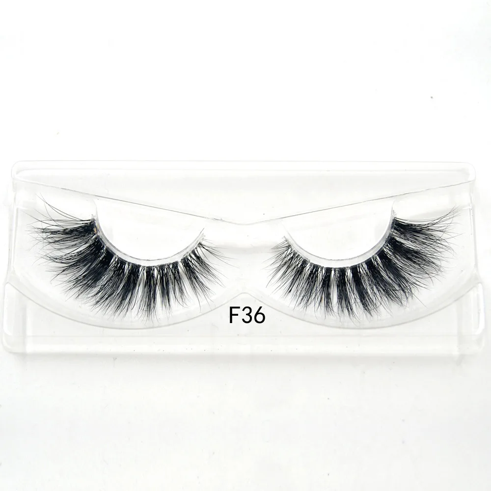 

10 style Mink Eyelashes Invisible Band Lashes Natural 3D Mink False Eyelash Full Strip Transparent band Eyelashes extension F36