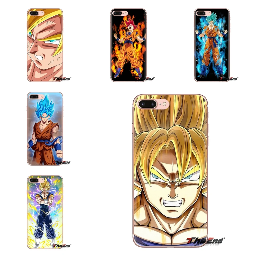 Для Xiaomi Redmi 4A S2 Note 3 3S 4 4X 5 Plus 6 7 6A Pro Pocophone F1 мягкие прозрачные чехлы DRAGON BALL Z Super Saiyan God