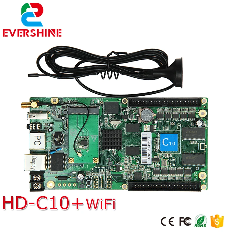 C10 HD-C10 Wireless Sending Card and Asynchronous Vedio Full Color LED display Control Card