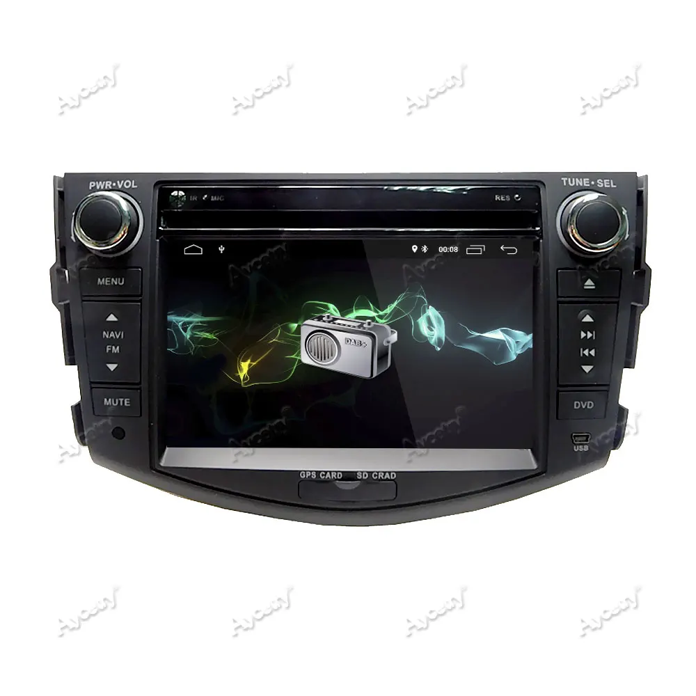 Best 4G 64G IPS DSP 2 Din Android 9.0 car multimedia dvd player GPS for Toyota RAV4 Rav 4 2007 2008 2009 2010 2011 car radio FM obd2 22