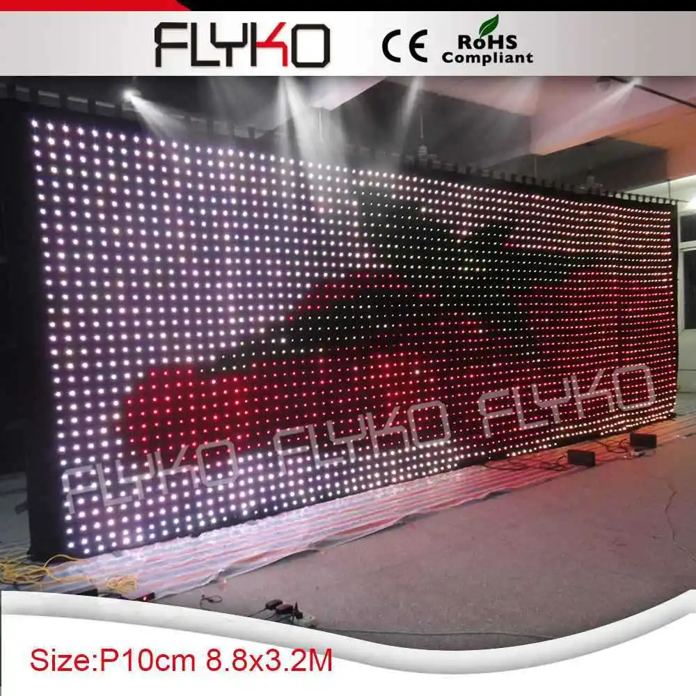 

Flexible led stage backdrop for led lighting dj booth