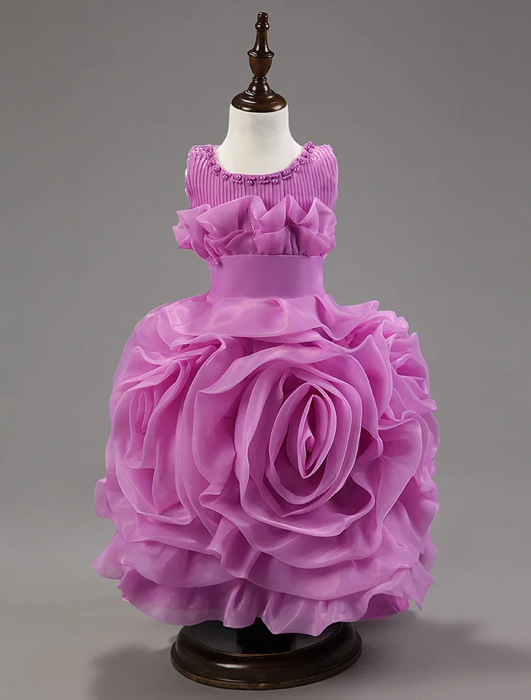 

Flower girl dresses for weddings wedding party flower girls summer clothing high quality dresses for girls baby clothes
