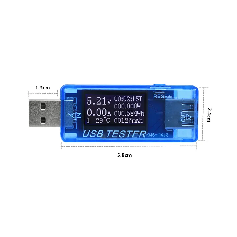 USB тестер 8 в 1 вольтметр измеритель тока напряжения зарядное устройство скидка