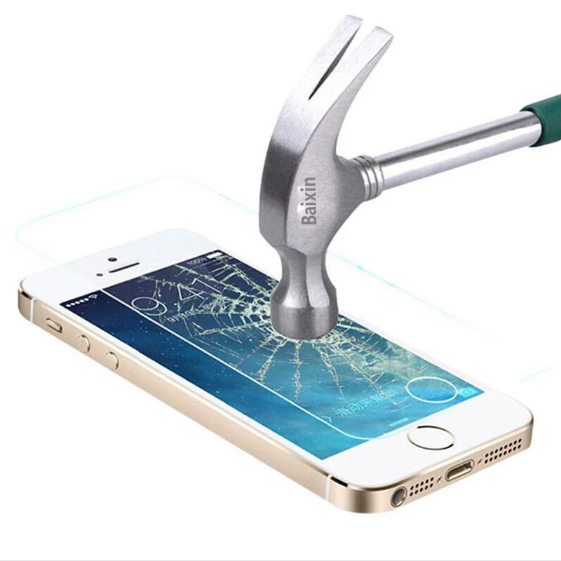 9H закаленное стекло для iphone 6 6s 7 8 Plus X XS MAX XR Защита экрана 5 5S SE 5C 4 4S защитная