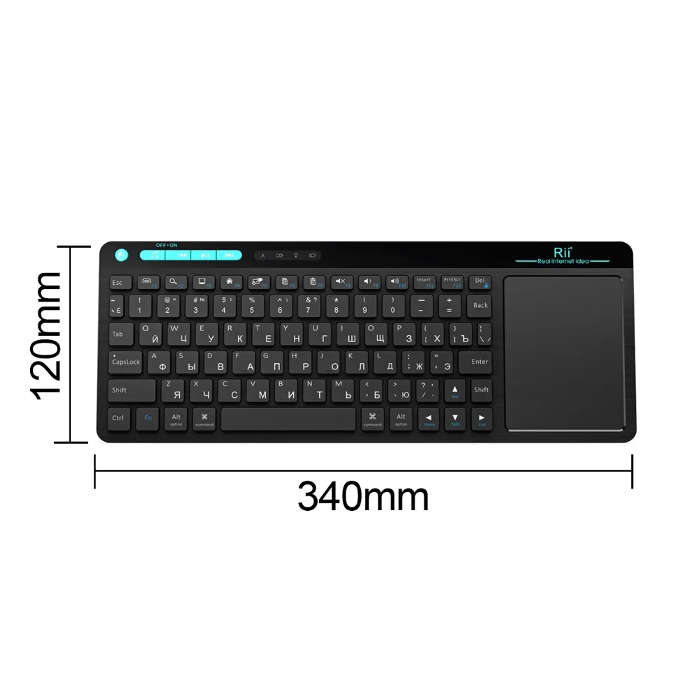 Multimídia sem Fio para pc Genuine Novidades Mini Teclado Touchpad 2.4 Ghz Teclados Android Smart tv Box Htpc Iptv Laptops K18 Rii - Imagem 4