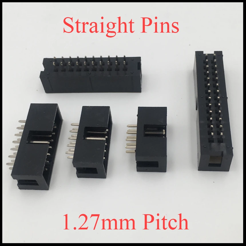 DC3 44P 50P 60P 68 P 44 50 60 Pins 1 27 мм Шаг прямой двухрядный космический разъем IDC ISP JTAG