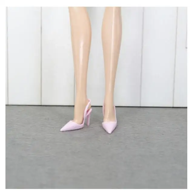 В кукольном стиле; красивая модная обувь красного, розового цвета, большие размеры, высокая обувь на каблуке для сбора куклы BB BBI989