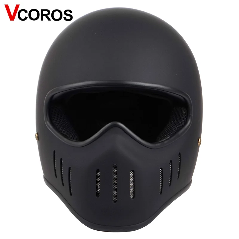 VCOROS Япония TT & CO Токио fibe стекло мото rcycle шлем Ретро полный уход за кожей лица rbike 02