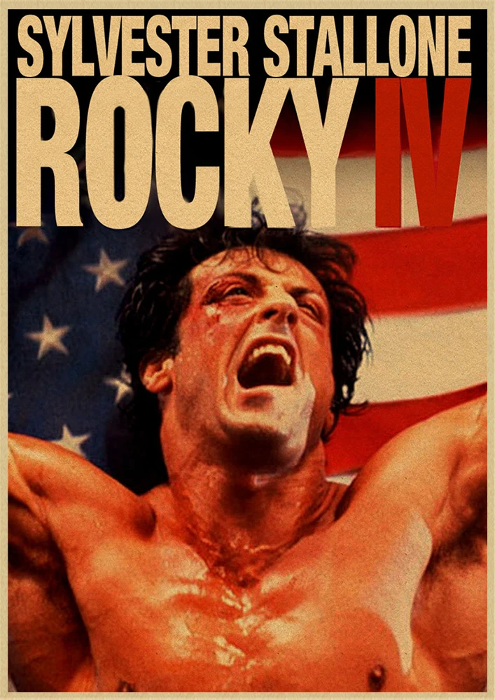 Классический фильм ROCKY Винтаж бумага аниме плакат ROCKY Stallone плакаты домашний Декор стены