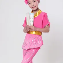 Китайский народный танец детские танцевальные костюмы di костюм Hanfu Костюмы детей Бальные Одежда для танцев