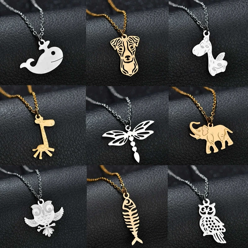 

Alloy Animal Choker For Women Men Metal Cool Down Necklaces Jewelry Chain Exquisite Simple Gift Pretty Trend Temperament Popular