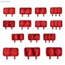 Подсластники мультфильм лоток для мороженого Форма для мороженого леденцов плесень Сковорода Кухня Мороженое Желе для леденцов для Фруктового мороженого