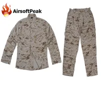 Men s Combat Mandarin Collar Button Jacket Long Cargo font b Pant b font Paintball Airsoft