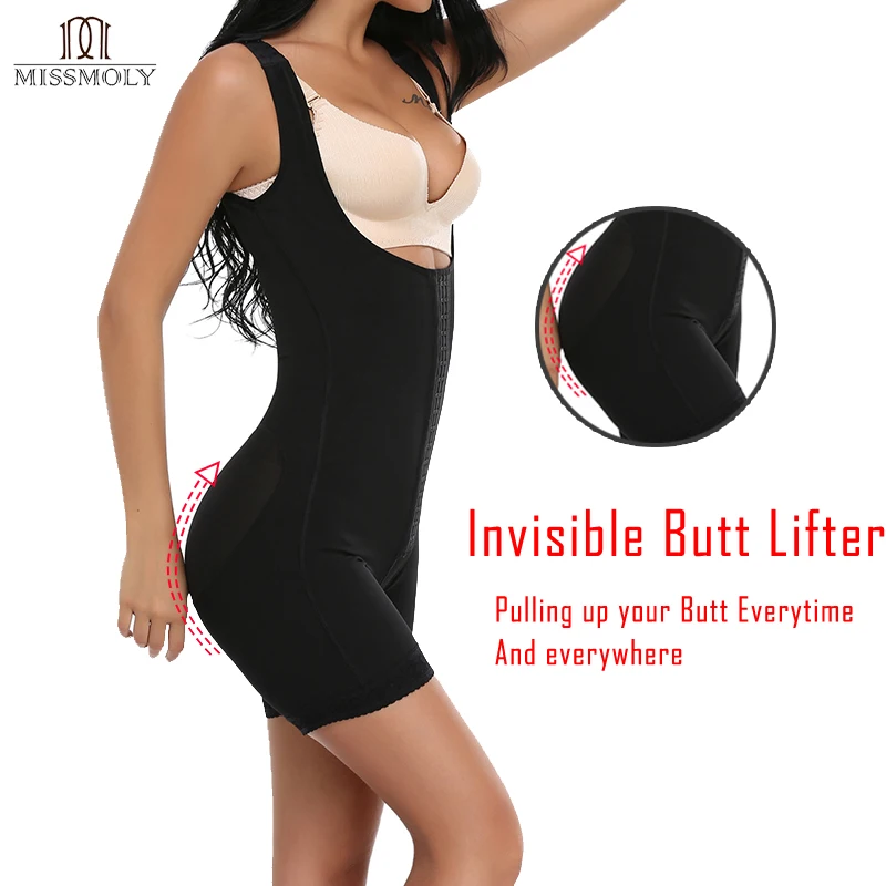 Miss Moly Postpartum Waist Trainer Belly Bandage Slimming Full Bodysuit Shapewear Women Intimates Panties Postnatal Clothes