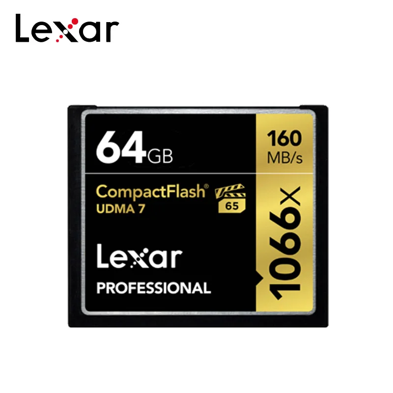 Оригинальная карта Lexar CF, 128 ГБ, Макс., 160 МБ/с./с, 32 ГБ, 1066x64 ГБ, компактная флеш-карта UDMA7, карта памяти, 256 ГБ, для камеры, HD видеокамера, 1080p 3D