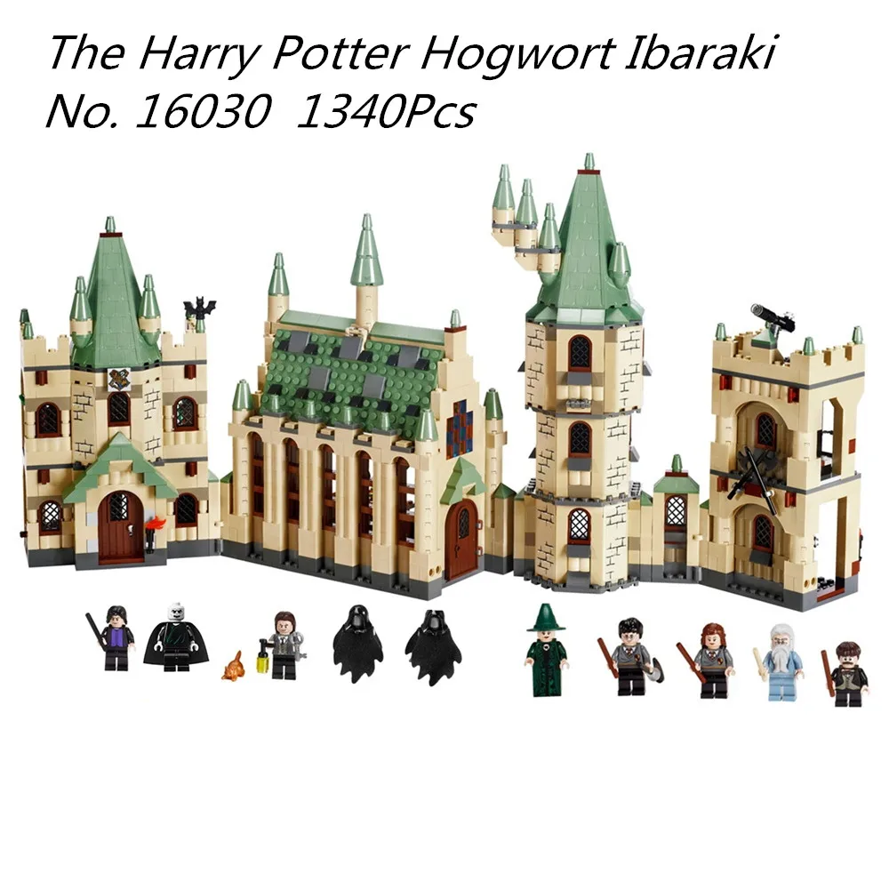 

CX 16030 1340Pcs Model building kits Compatible with Lego 4842 Harry Potter Hogwarts Castle 3D Bricks figure toys for children