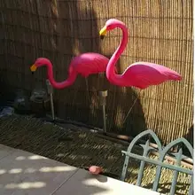 2шт, розовый цвет PE Фламинго моделирование Фламинго сад пейзаж моделирование творческие поделки украшения
