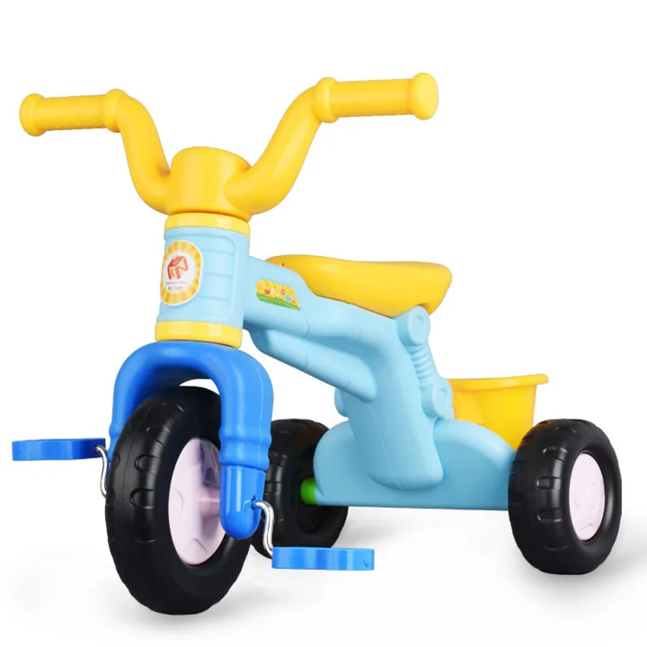 Новый ходунки ездить на автомобилях детский трехколесный велосипед безопасности детей Управление коляска велосипеды открытый