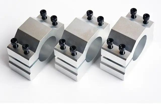 44mm Spindle Clamp - Aluminum Mounting Bracket For CNC, Router, Or Fixture