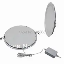 1" 18 Вт круглая светодиодная панельная лампа освещения огнеупор высшего качества 168 pcs Epistar SMD3528 холодный белый 1360lm ультратонкое естественное освещение CRI> 80 AC100-240v от производителя(Сертификация CE& по ограничению на использование опасных материалов в производстве 60 шт./лот