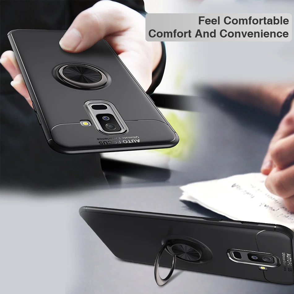 

Case For Xiaomi Mi 9 Case For Redmi Note 7 6 5 Pro 6A Case Ring Silicone Soft Luxury Cover Xiomi Mi 8 Lite A2 Case Magnetic Mi9