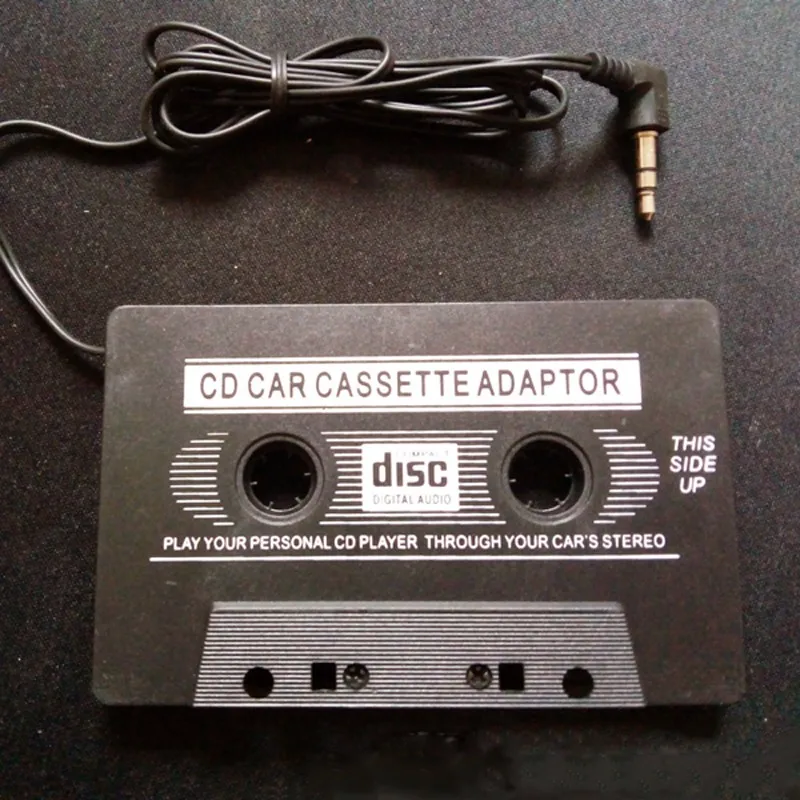CD-лента mp3 плеер аудио автомобильный Кассетный адаптер конвертер 3,5 мм для lphone android Ipod MP3 AUX CD