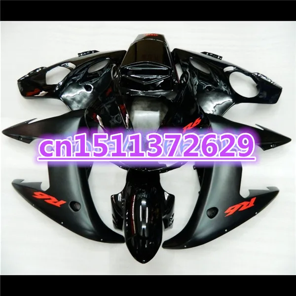 

YZF R6 Fairing bodywork for Yamaha YZF R6 2003 2004 2005 YZF-R6 03 04 05 black full YZFR6 600 03-05 fairing kit-Dor D