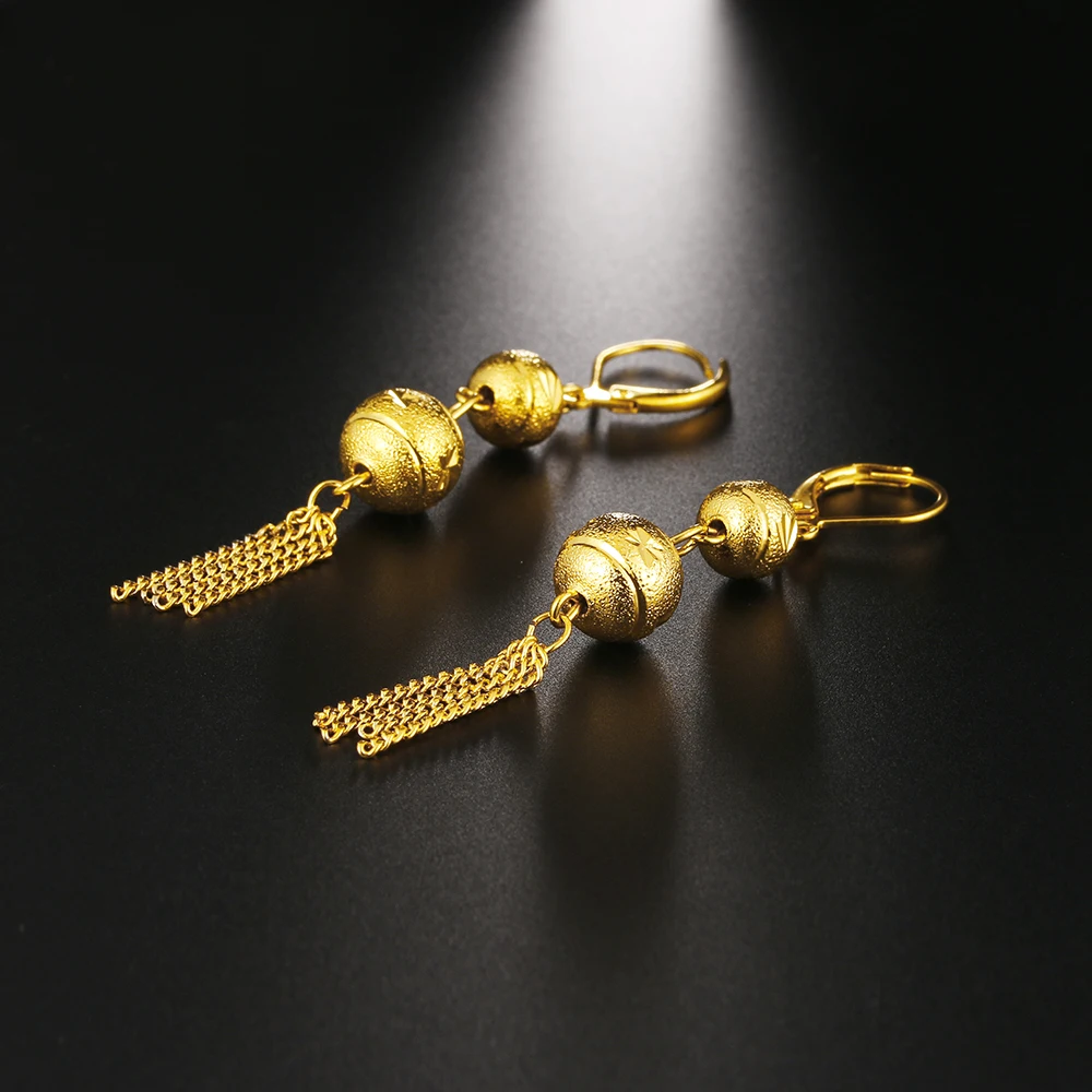 Женские серьги подвески в виде круглых шариков|tassel dangle earring|dangle earringsearrings |