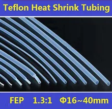 16~40mm FEP F46 1.3:1 Teflon Heat Shrink Tubing Insulation Shrinkable Tube 600V Free Shipping – 1 Meter
