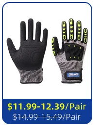 12 пар защитные рабочие перчатки GMG нейлон спандекс CE сертифицированный EN388 Microfine пенопластовые перчатки Nitrile защитные рабочие перчатки