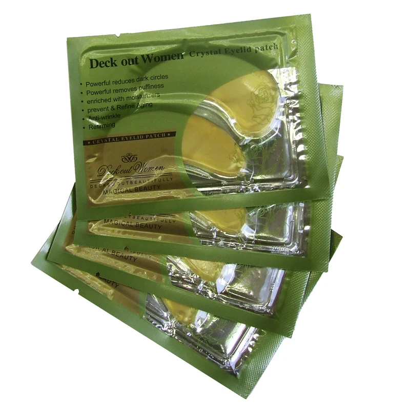 

8Pairs Gold Eye Mask Anti-Aging Anti-Wrinkle Golden Crystal Collagen Eye Mask Anti-Dark Circle Moisturizing Hyaluronic Eye Patch