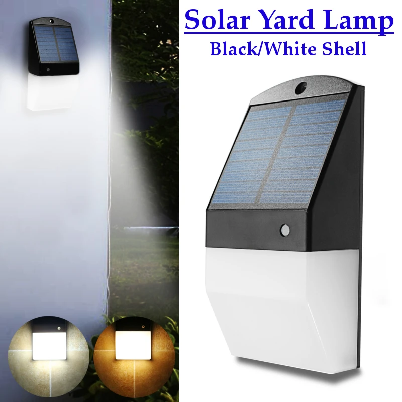 

Solar Power 25 LED PIR Motion Sensor Wall Light Waterproof Outdoor Yard Garden Landscape Lamp