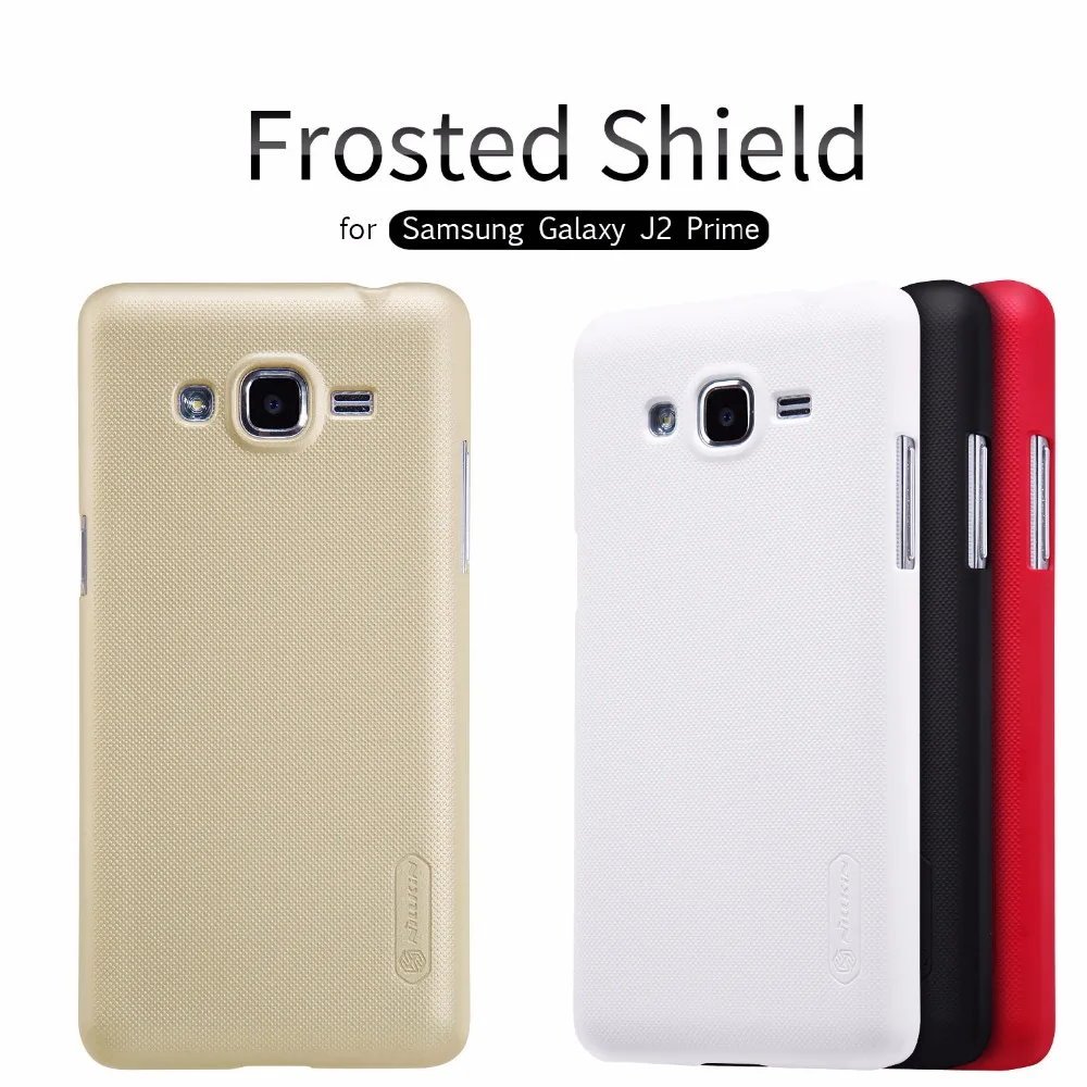 

for Samsung Galaxy J2 Prime Nillkin Super Frosted Shield Hard Back PC Cover Case Phone Case +Screen Protector