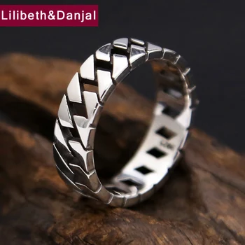 

925 Sterling Silver Ring Men Jewelry Hollow Smooth Wedding Ring Gift Fine Jewelry Wholesale R17