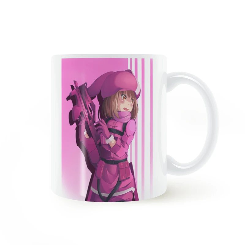 Llenn Kohiruimaki Karen Anime Sword Art Online Alternative Gun Gale
Online Mug Coffee Milk Ceramic Cup Creative Mugs 11oz T1566