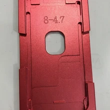 Xiwang Переднее стекло с рамкой точность алюминиевые формы+ силиконовая резина Коврики для iphone 8 г 8 плюс 8 P 8+ формы ламинирования