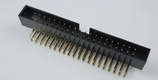 40 Pcs Box Header 34Pin 2x17P 2.0mm Pitch Male Shrouded PCB right angle IDC Socket dual rows space 2.0 Through hole DIP | Обустройство