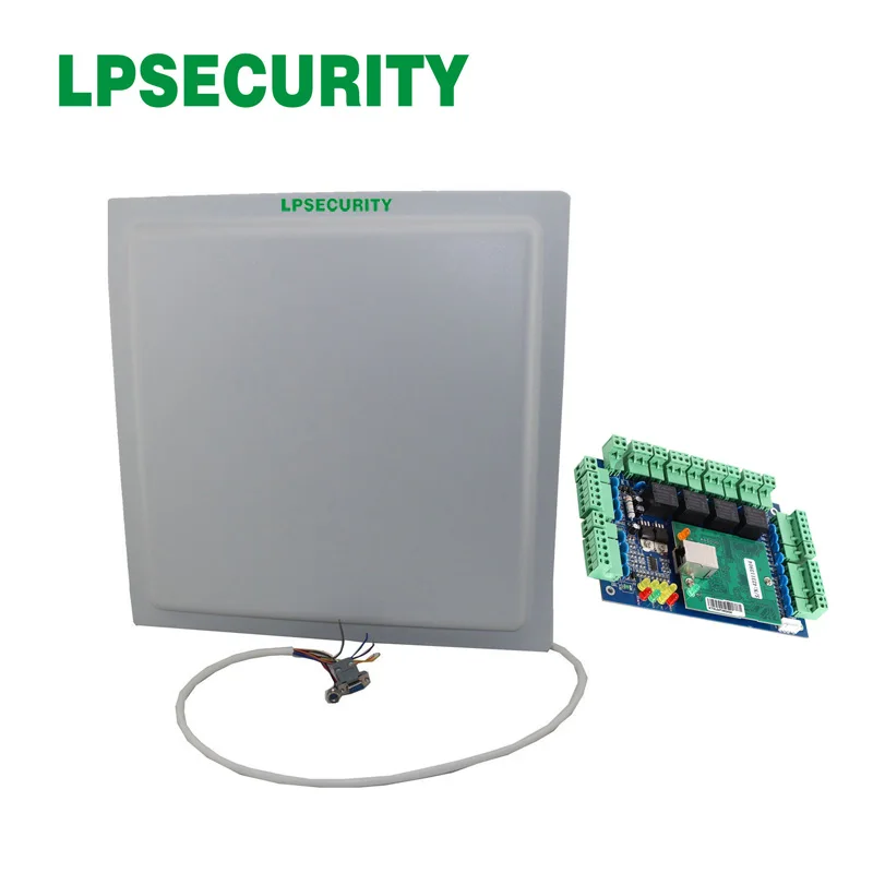 LPSECURITY 15 м длинный диапазон UHF пассивный 900 мгц rfid считыватель wiegand26 с WG панель управления доступом к двери