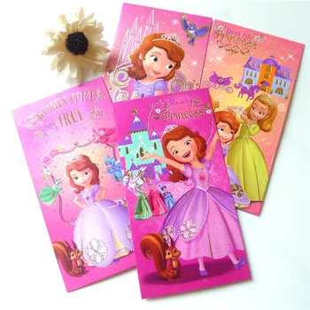 

Cartoon Sofia Princess 2019 Chinese New Year Long Size Red Envelope Red Packet 10 Packs 60 Pcs