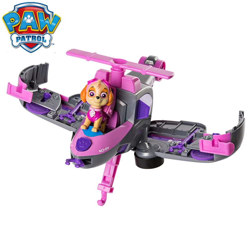 Paw Patrol Skey Toys Aircraft car Deformation 2-in-1 Set Vehicle Transforming model Action Anime Figure toys of children Gift Paw Patrol Skey Toys Aircraft car Deformation 2-in-1 Set Vehicle Transforming model Action Anime Figure toys of children Gift