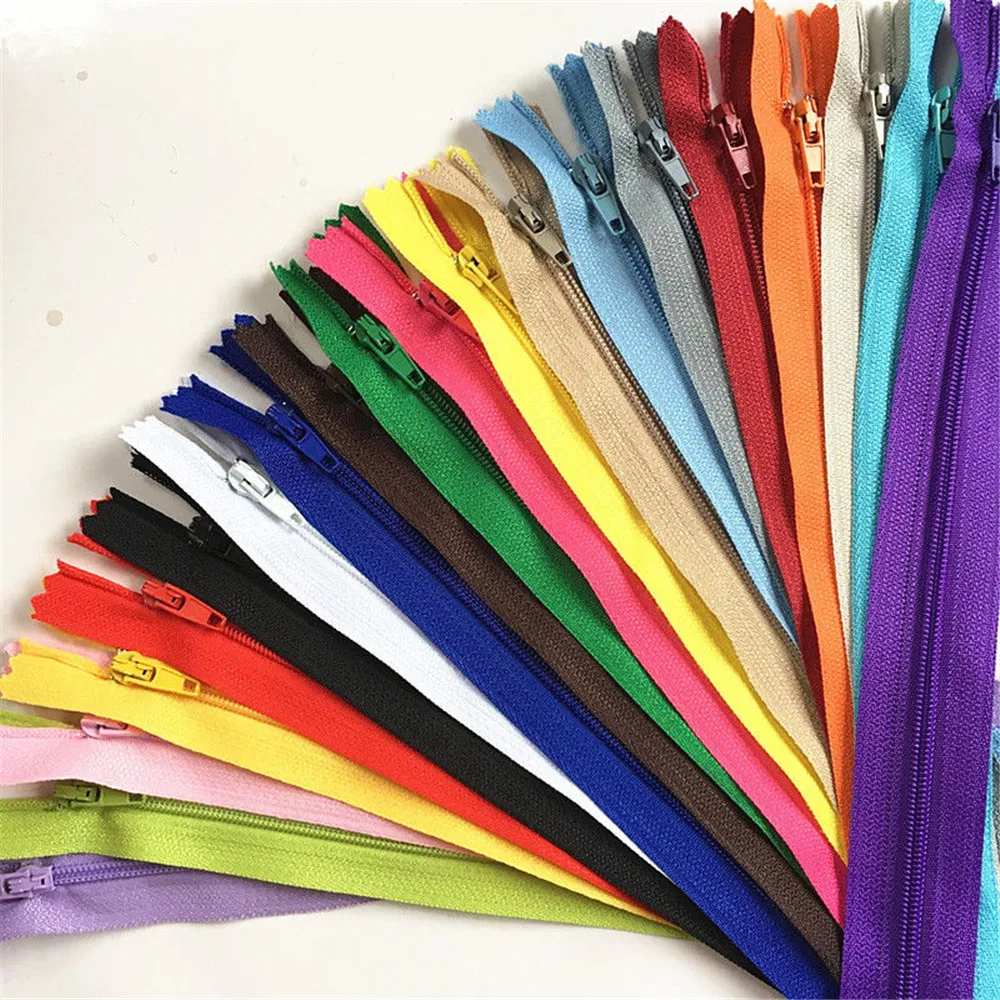 

10pcs 80cm -31.5 Inch Assorted Zippers Bulk for Sewing Craft 3# Close End (20/color)
