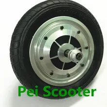 10 дюймов 10 дюймов с двумя валами dc скутер колесо со ступицей мотор бесщеточные Безредукторные скутеры мотор phub-156N