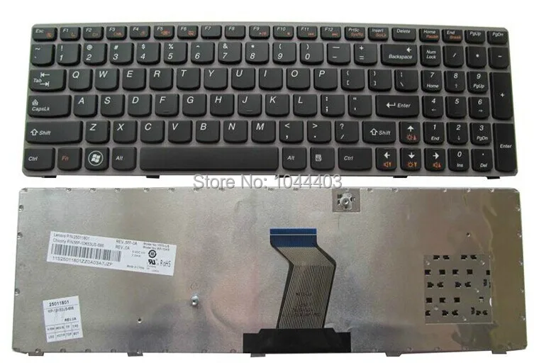 Клавиатура для ноутбука lenovo Ideapad Y570 Y570A Y570D Y570G Y570I Y570N Y570N-IFI Y570N-ISE Y570N-ITH Y570NT Y570P Y570P-ISE |